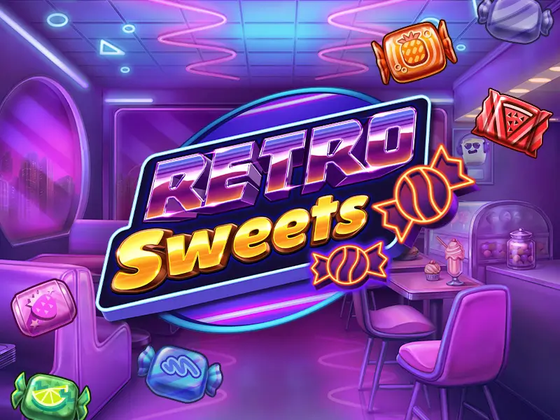 Retro Sweets - Slot popular no f12bet com tema de doces e alto RTP